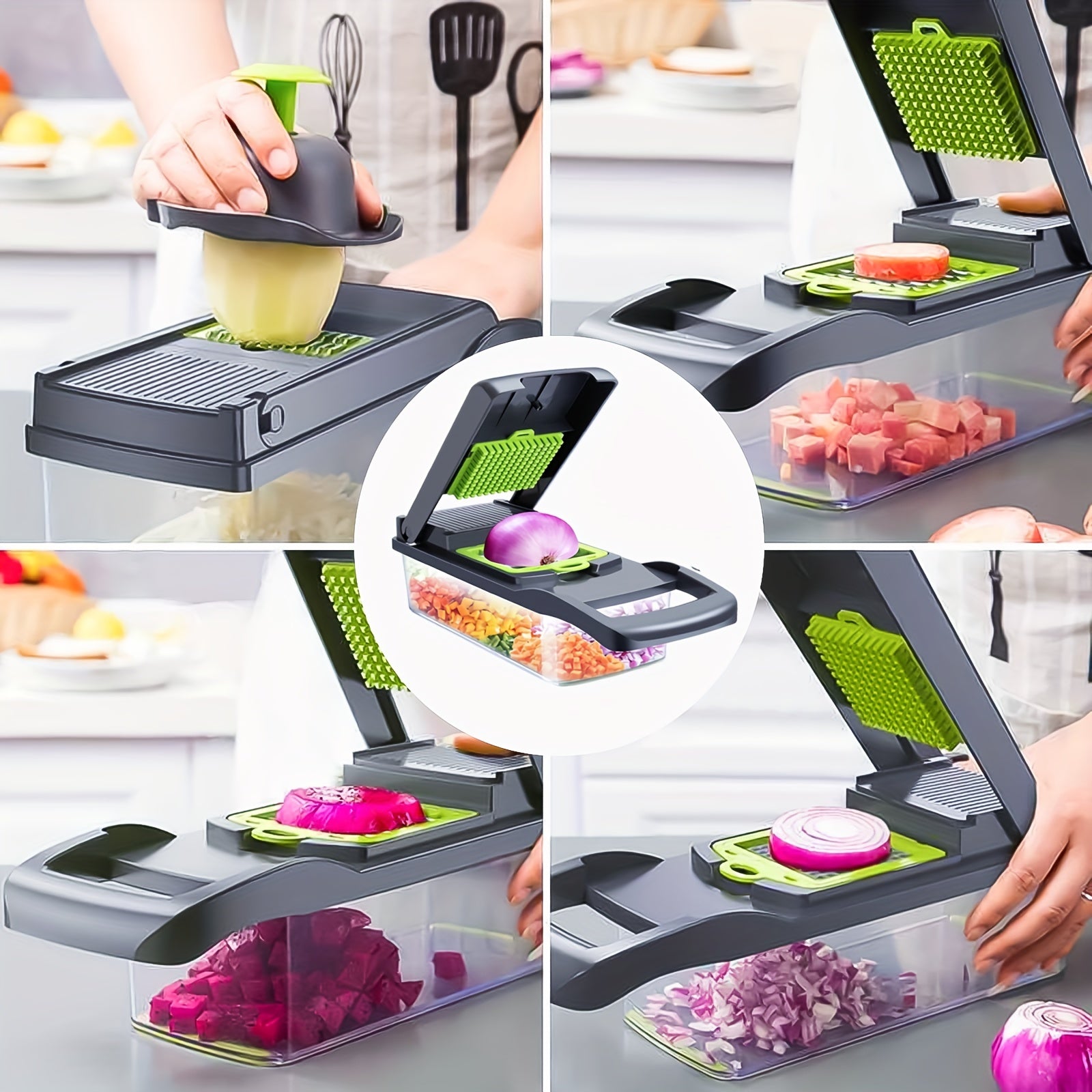 Vegetable Chopper Pro 15 In 1 Multifunctional Food Chopper