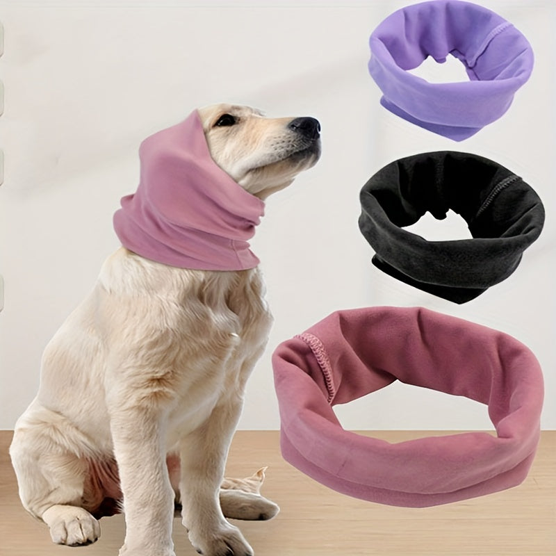 Dog Hoodie with Ear Covers for Noise Protection