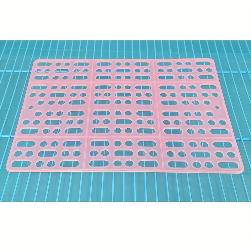 Small Pet Grid Mat Plastic Rabbit Foot Pad Small Animal Footboard