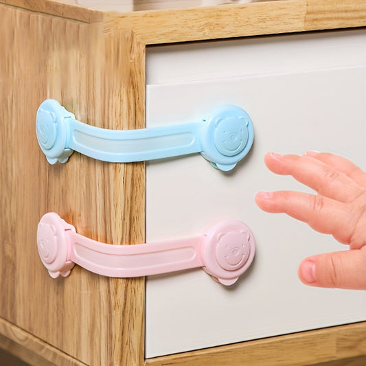 Baby Anti-pinch Long Strip Safety Lock Soft Rubber Lock Buckle