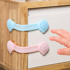 Baby Anti-pinch Long Strip Safety Lock Soft Rubber Lock Buckle
