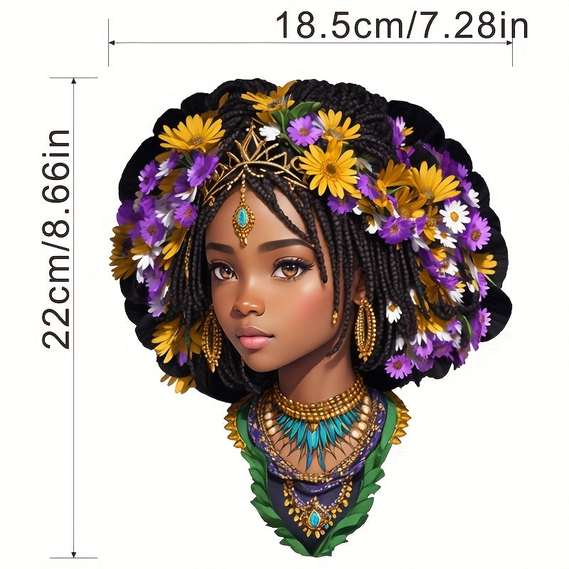 Dark Women Iron On Stickers Heat Transfer Patches DIY Accessories