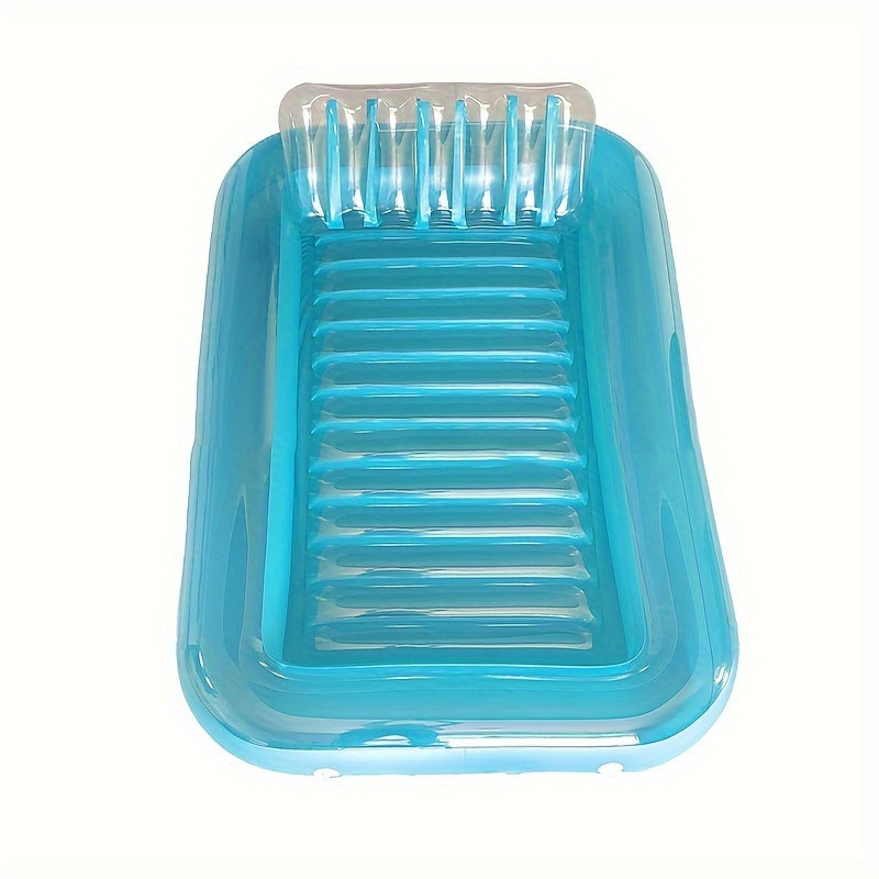 Square Swimming Pool Float Water Lounger PVC Inflatable Raft