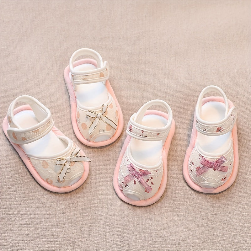 Breathable Baby Girl Sandals Lightweight Anti Slip Indoors Outdoors
