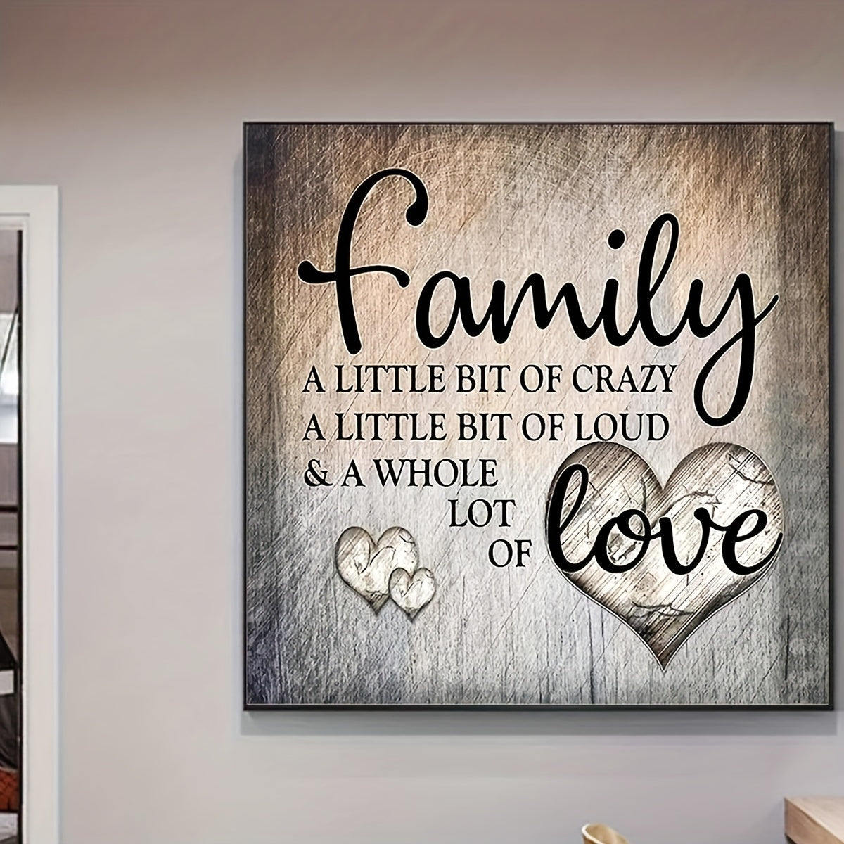 DIY Round Diamond Painting LOVE Text 30x30cm