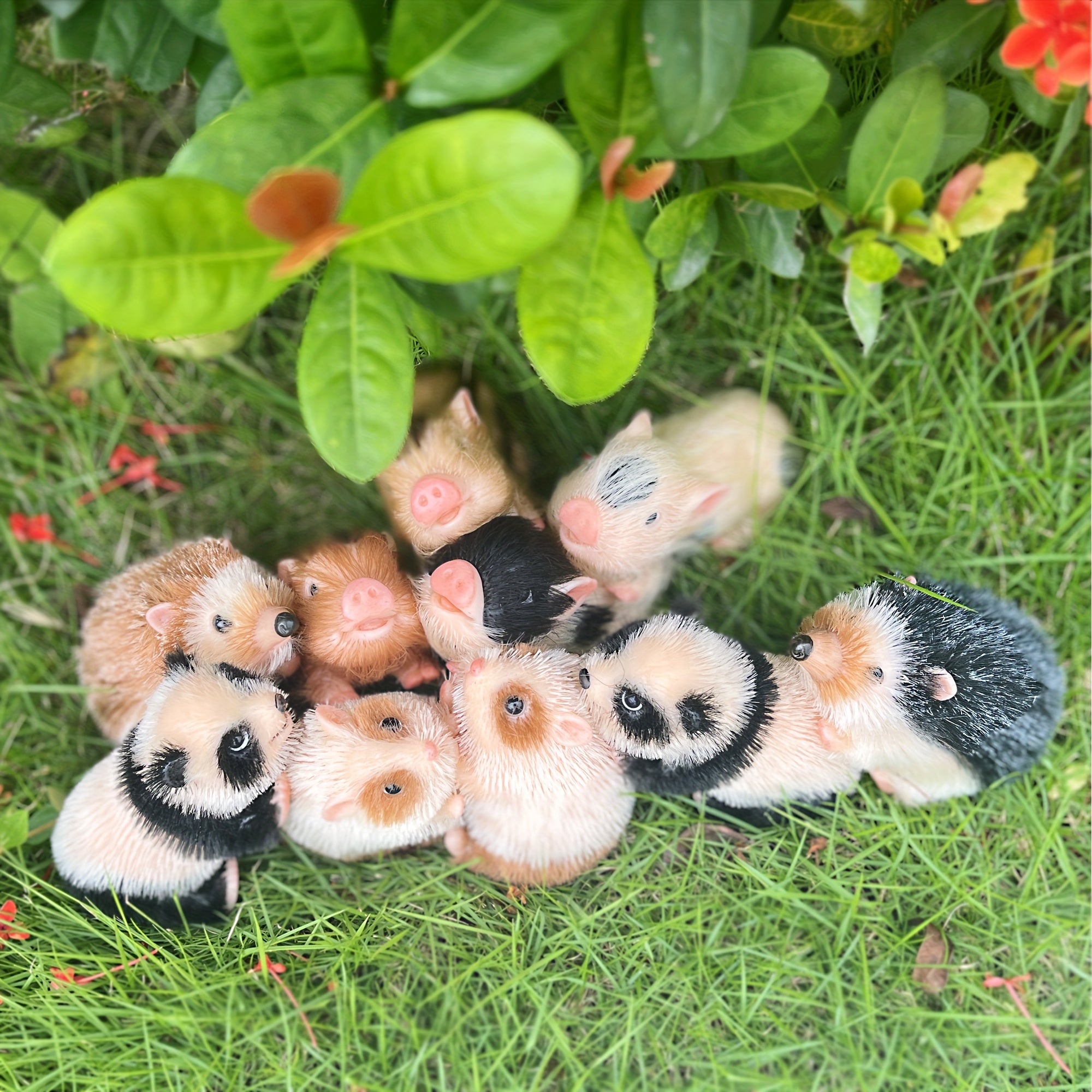 Soft Silicone Animal Dolls Hedgehog Panda Hamster Lifelike Reborn Dolls