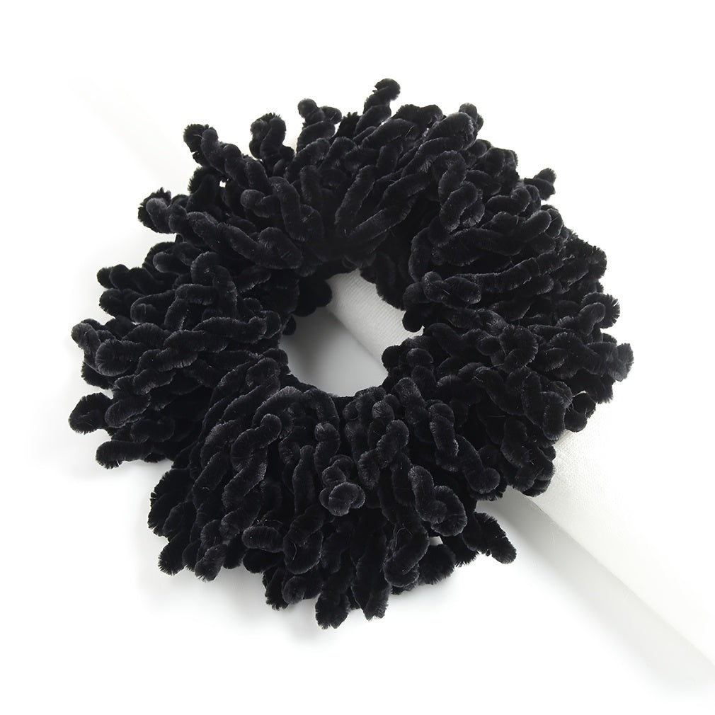 Rubber Hijab Hair Flexible Band Bow Large Headwear Scrunchie Headband