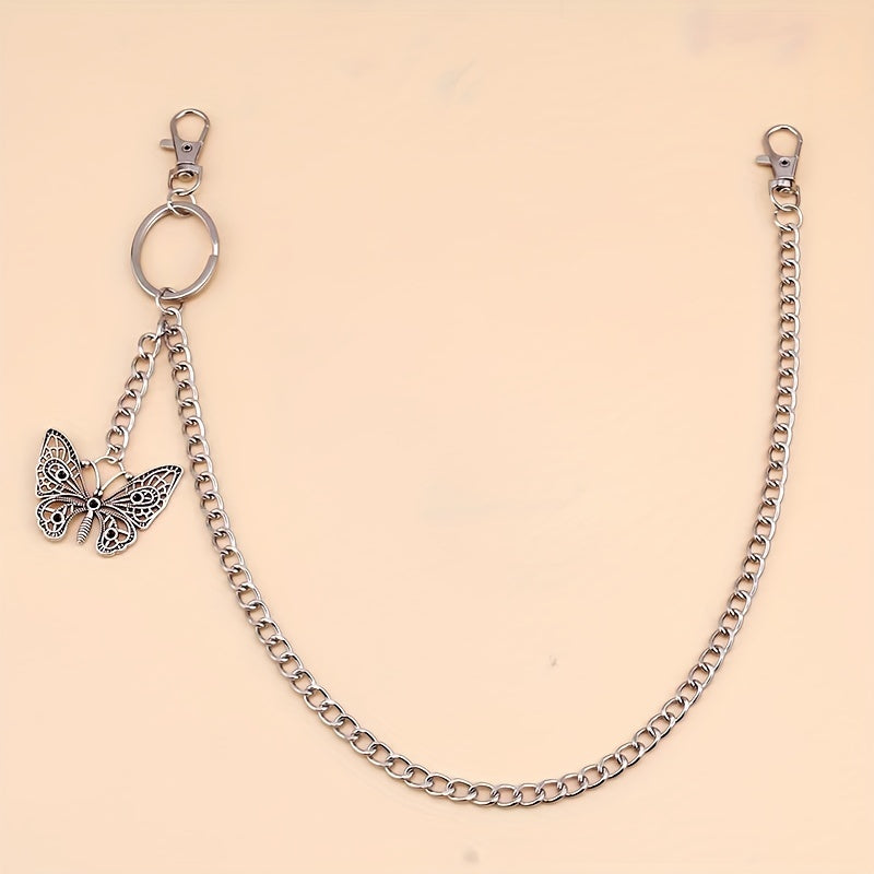 Butterfly Pants Chain Waist Chain Hollowed Out Butterfly Clothe Accessory Chain