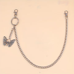 Butterfly Pants Chain Waist Chain Hollowed Out Butterfly Clothe Accessory Chain