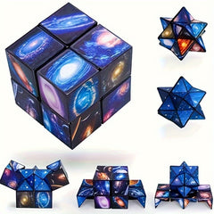 Infinite Transforming Cube Star Shaped Toy Educational Flip Puzzle