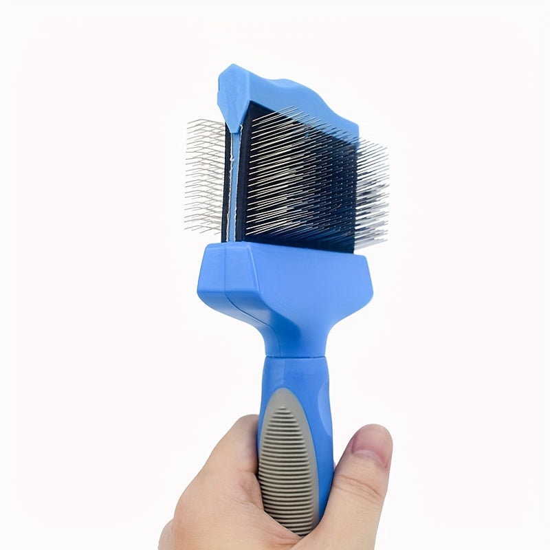 Double Sided Pet Grooming Tool Stainless Steel Dog Comb