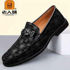 LAORENTOU Men's Leather Casual Lightweight Shoes