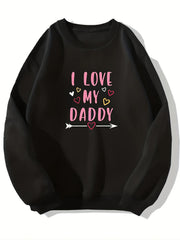 Girls Sweatshirt 'Happiness' Print Comfort Fit Long Sleeve Top Pullovers