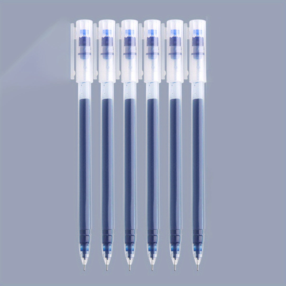 6pcs/10pcs Large Capacity 0.5mm Needle Tube Gel Pen for Students Office Writing