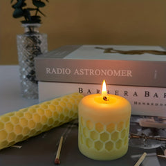 3D Bee Honeycomb Candle Making Molds Silicone Plaster Mold