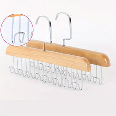 Solid Wood Hangers for Belts Hats Vests Scarves Ties