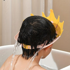 Soft Waterproof Crown Bath Shower Hat
