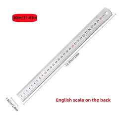 Stainless Steel Ruler 15 24 20 32 30 48 50 8 Cm Inch And Metric Steel Ruler