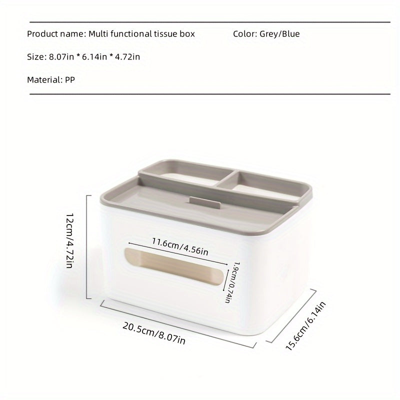 Desktop Storage Box Tissue Box Drawer Paper Box Remote Control Organizer