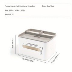 Desktop Storage Box Tissue Box Drawer Paper Box Remote Control Organizer