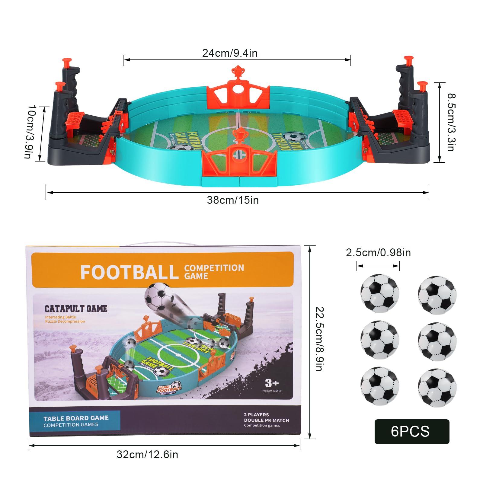 Tabletop Football Game with 6 Mini Footballs