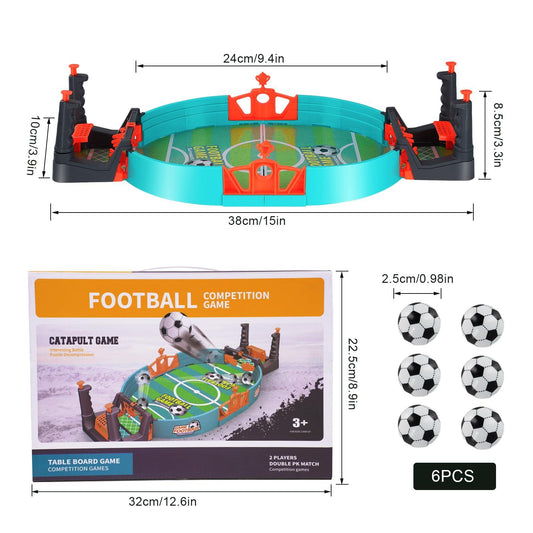 Tabletop Football Game with 6 Mini Footballs