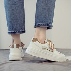 Women's Breathable Mesh Sneakers Casual Lace Up Outdoor Shoes