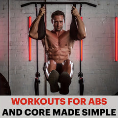 Unisex Hanging Ab Straps Padded Arm Support For Pull Up Bar