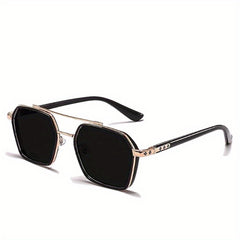 Men's Vintage Polarized Square Sunglasses UV Protection