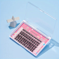 72 Mini Lash Clusters Fishtail Crisscross Style