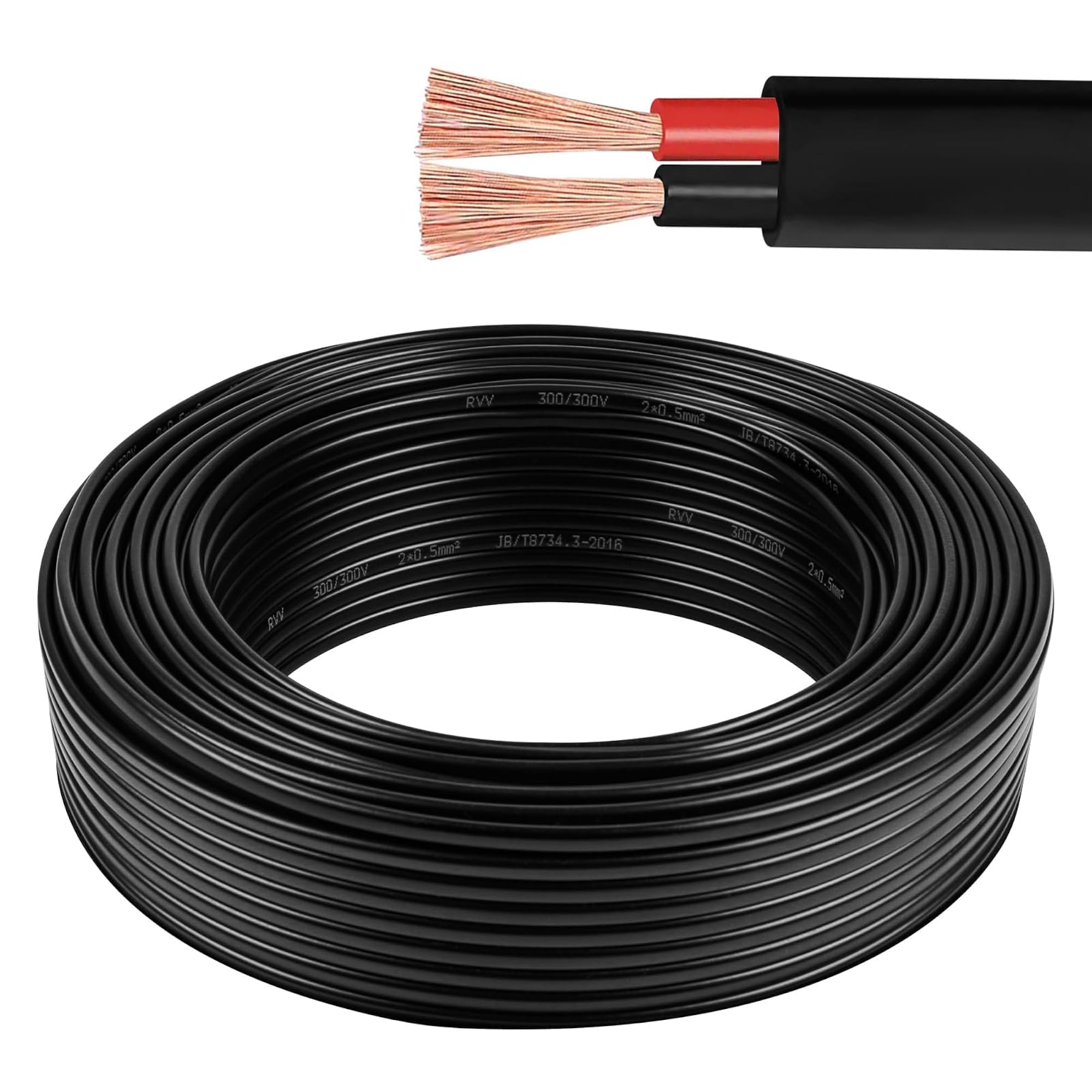 0.75mm 2 Core CPR Electrical Cable 200 Foot Roll – CRAZE