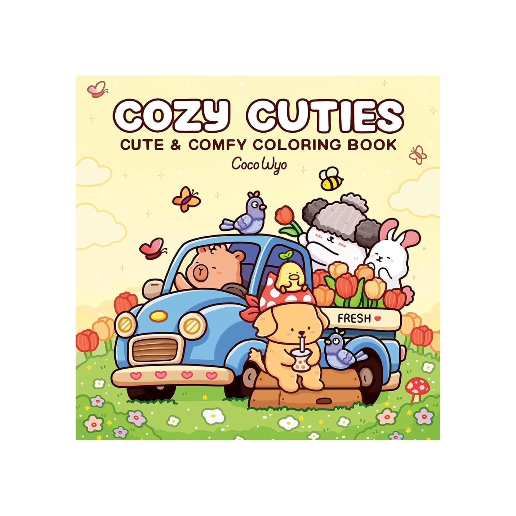 Coloring Book 21x21cm for Kids' Crafts and Activities – CRAZE