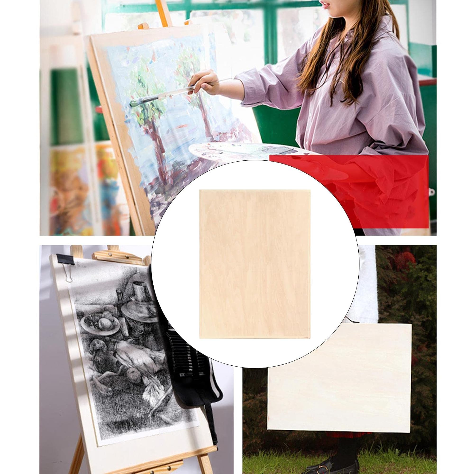 Wood Drawing Board Easel for Outdoor Painting & Sketching – CRAZE
