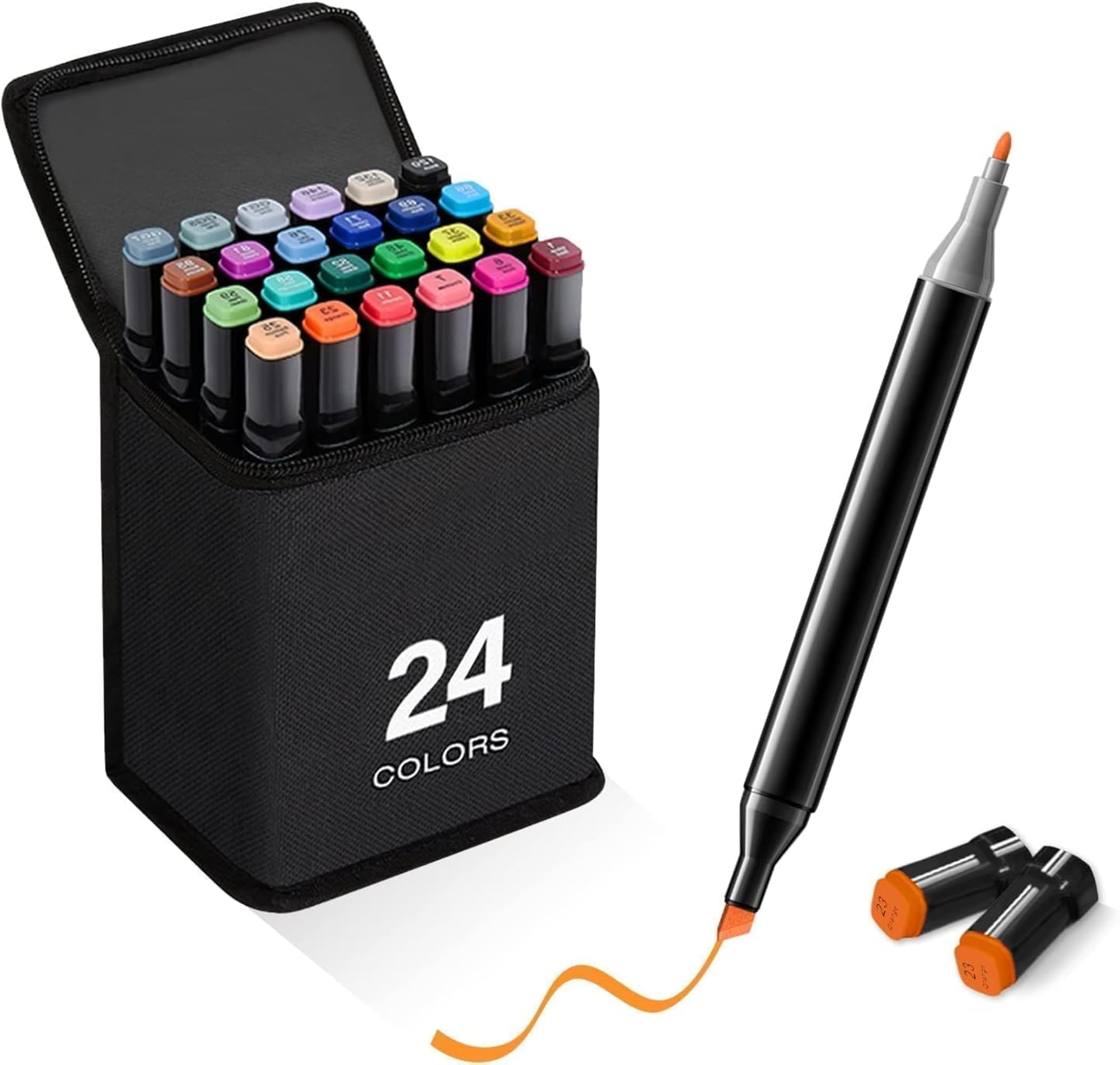 Color Markers Pen Set of 24 for Drawing and Coloring – CRAZE