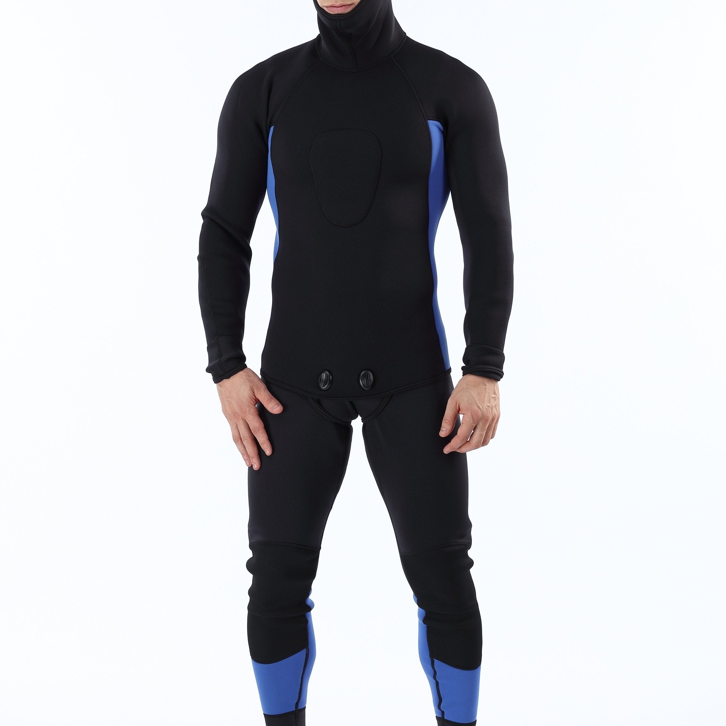 Men's 3mm Neoprene Hoodie 2 Piece Diving Suit