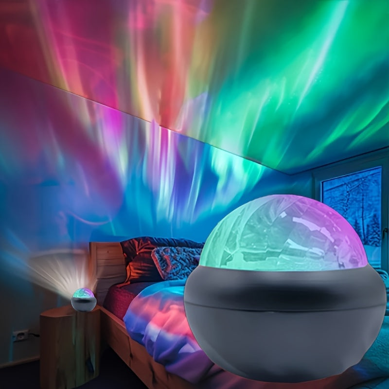 Small Magic Ball with Northern Lights, USB Plug In, Remote Control