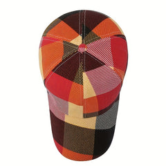 Stylish Block Baseball Cap Hip Hop Casual Golf Dad Hats Adjustable Sun Hats