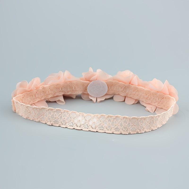 2pcs Infant Flower Headbands Hair Accessories for Baby Girls