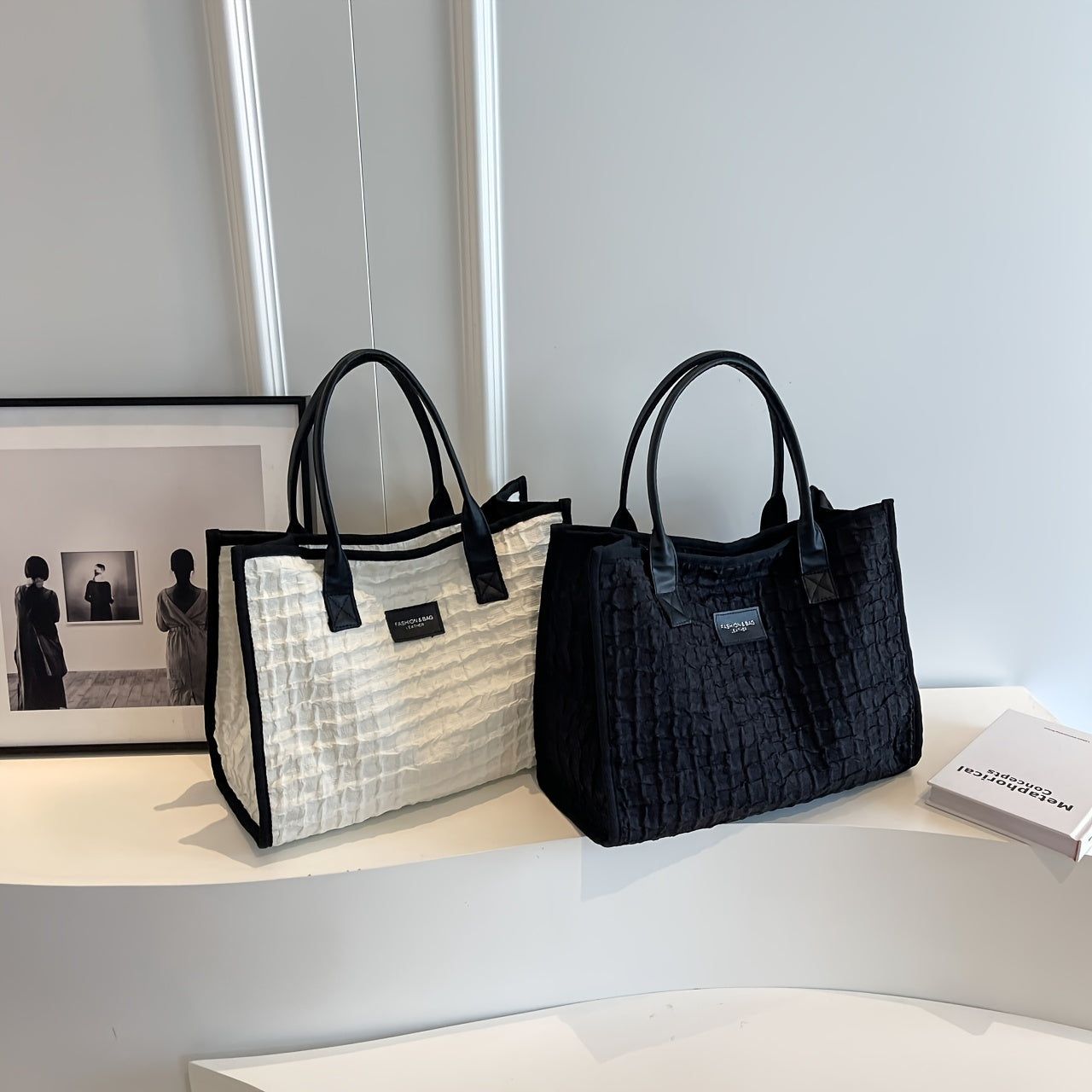 Large Capacity Vegan Tote Bag Women's Handbag & Purse