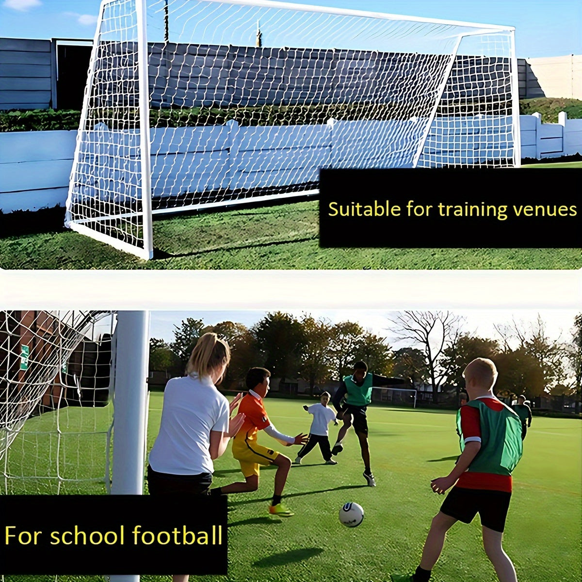 1pc Portable Folding Soccer Training Goal Net