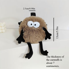 Plush Foldable Earmuffs Winter Thickened Warmth Ear Protection