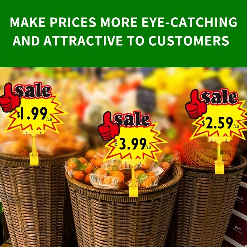 10pcs Promotional Advertising Paper Tags for Retail Stores