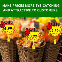 10pcs Promotional Advertising Paper Tags for Retail Stores