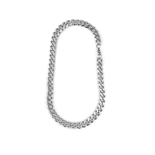 24IN Titanium Steel Cuban Chain - No Rust or Fading