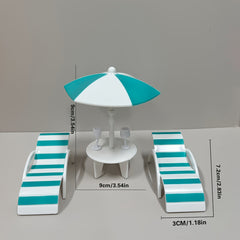 Mini Beach Decor Set for Terrariums & Fairy Gardens
