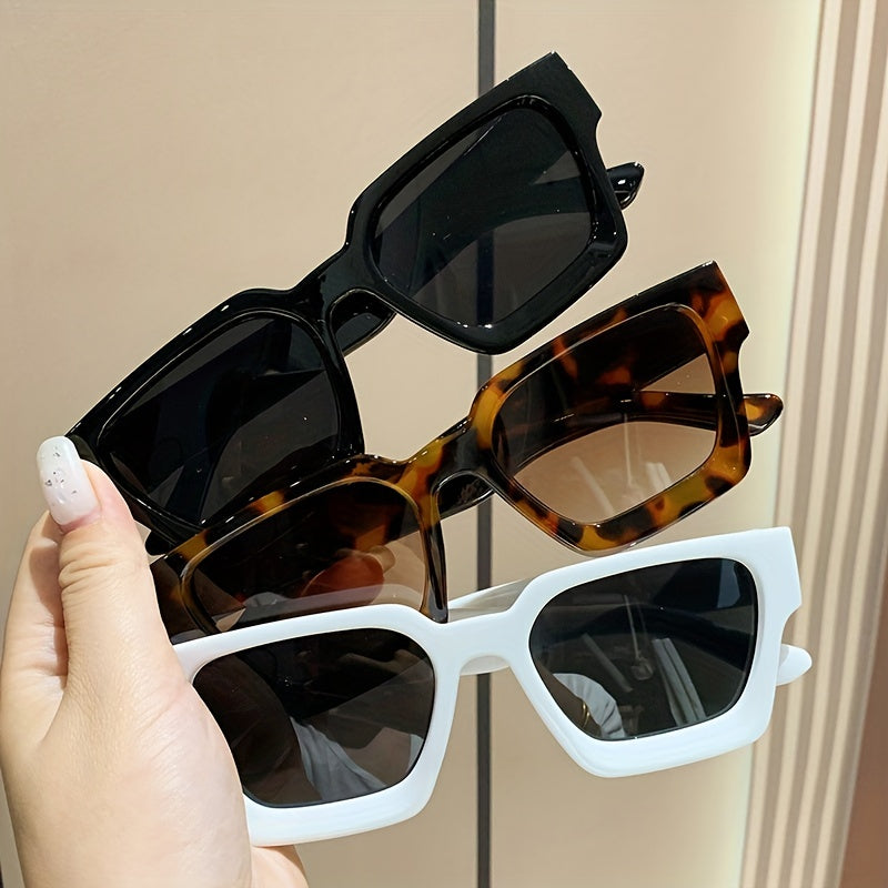 Y2K Square Sunglasses Candy UV400 Sun Shades