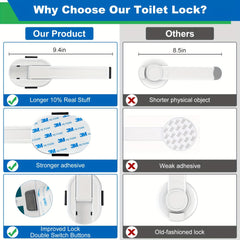 Baby Toilet Seat Lock, Easy Installation, Strong Adhesion