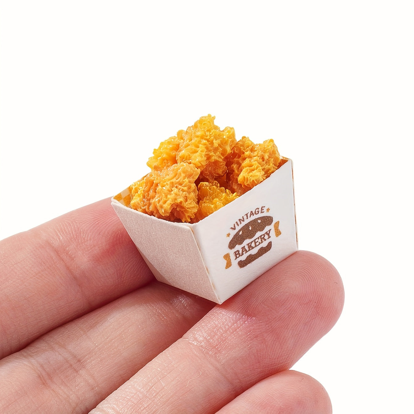 Mini Dollhouse Food Set - Fried Chicken Nuggets, Legs & Wings