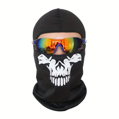 Outdoor Riding Mask Field Ghost Skull Head Cover Bicycle Sunscreen Hat