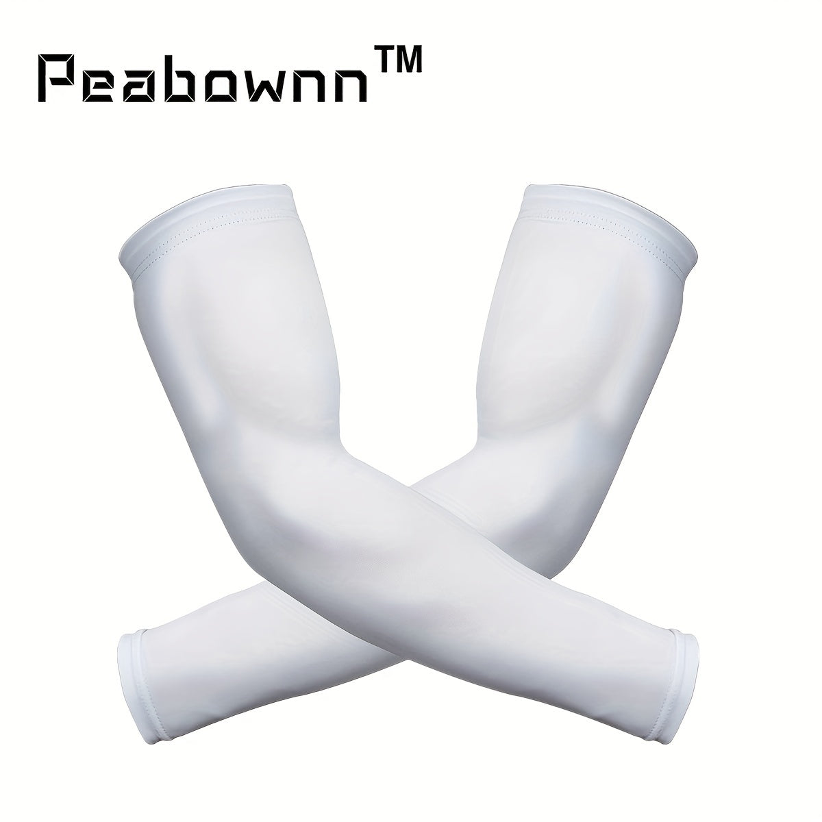 Peabownn UV Arm Sleeves UPF 50 Cooling Sport Compression Basketball